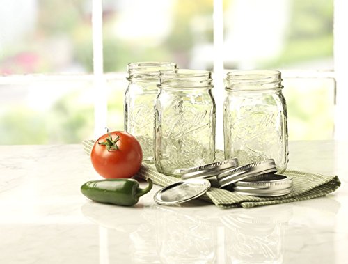 Ball® Mason Einmachgläser 945 ml x 4, Deckel mit Gummiring, luft-und wasserdicht - 3