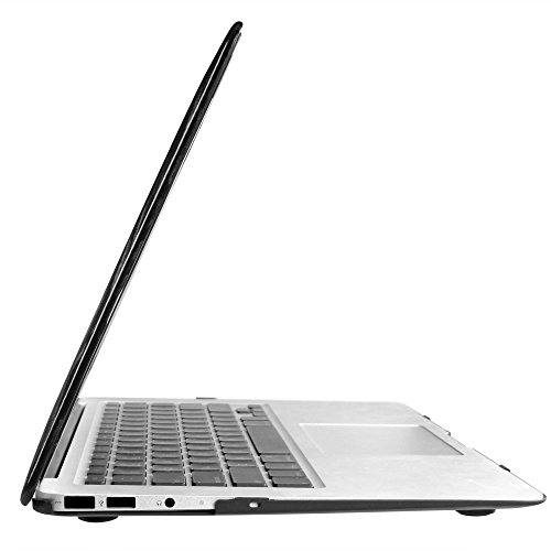 iDOO MacBook Schutzhülle / Hard Case Cover Laptop Hülle [Für MacBook Air 13 Zoll: A1369/A1466] – matt, dunkle Nacht - 5