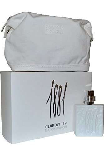 Cerruti 1881 Edition Blanche Homme Eau de Toilette Spray 100ml and Pouch
