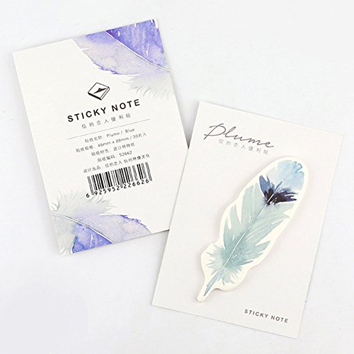 Blue Vessel Pen-Serie Selbstklebende Memo Pad Sticky Notes Post-It Lesezeichen Büro liefert Feder (Grün) - 3