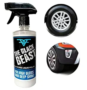 THE BLACK BEAST ALL IN ONE POLISH Hides all Kinds of Marks & Helps the Paint to Get a Deep, Wet-Look Shine.