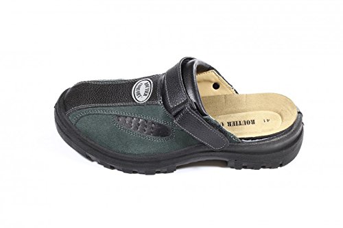 Routier Comfort II Sicherheitsschuh, grün/schwarz offen mit Riemen SB+SRC - 3