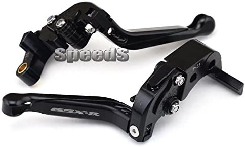 SPEEDS Folding Extendable Brake & Clutch Levers For Suzuki GSX-R 600 750 1000 2005-2010