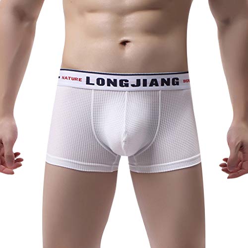 Preisvergleich Produktbild Hunpta@ Unterhosen Männer Underwear, Herren Männer Einfarbig Unterwäsche Boxer Briefs Shorts Beutel Ultradünne Unterhose