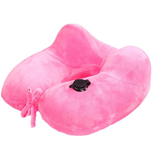 Pergamano Rate Scout Portable de Voyage pour la Mesure de la température de l’air Coussin en Forme de U Gonflable de Levage de beflockungs de Bureau/Accessoires de Voiture