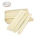 MLMSY Wax Spatulas Wooden Waxing Spatulas for Hair Removal Waxing Tongue Depressor Spatulas Ice-cream Stick 100 Pcs Thick