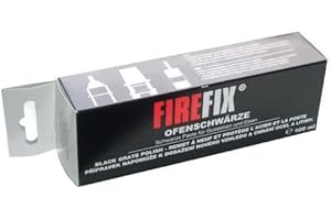 FIREFIX 2015 Ofenschwärze in Tube (Inhalt: 100 ml) schwarze Paste für Gusseisen und Eisen