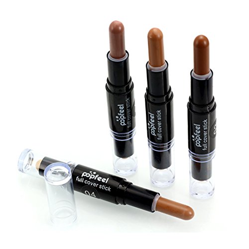 Gazechimp 4 Stück/Set Dual Head Concealer Stick Highlight Abdeck Cover Pen Concealer Pen Foundation Makeup Contour Stick / Kontur Stifte - 8