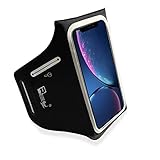 ✔ GARANTIA DE POR VIDA - Por último un brazalete deportivo que se adapta iPhone XR Pantalla con carcasa delgada ON (Sin carcasa Otterbox). También adecuado para iPods, reproductores Mp3, llaves, efectivo y tarjetas de crédito. Este es realmente el mejor brazalete del teléfono en el mercado hoy y viene con nuestra garantía de reemplazo de por vida. Gran valor, protección extrema, satisfacción garantizada