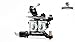 Tattoo gun Dragonhawk tattoo Machine Premium Iron 10 Wrap both Shader and Liner WQ4125