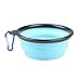 Produktbild fish TPE zusammenklappbare Hundenäpfe BPA Frei Faltbare Reisenapf Hund Katze Schalen Feeder Mini Lebensmittelhalter