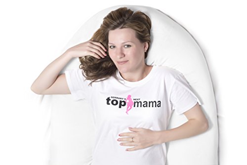 Schwangerschaftskissen, Seitenschläferkissen mit Öko-Tex Standard 100 – ergonomisch geformt – stützt Rücken und Bauch - 7