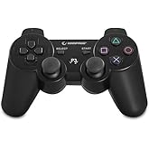 Rampage SG-RPS3 Black PS3 Bluetooth Dual Vibrating Joypad (Charging Cable Included)