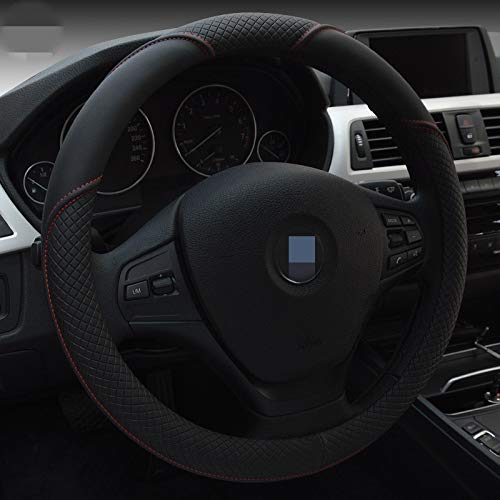 HONCENMAX Microfibra Morbido Veicolo Coprivolante Comodo Protezione per Volante dell'automobile Universale Diametro 38 cm (15")