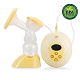 [Updated Version] KINYO Electric Breastpump Anti-backflow LCD Display 9-Grade Adjustment Double Frequency Suction BPA Free (single)