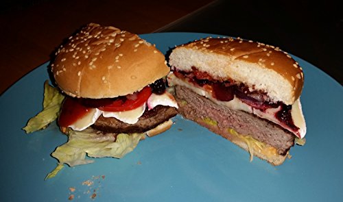 Belmalia Burgerpresse + 40 Blatt Backpapier für perfekte Burger, Hamburger, Cheeseburger, Frikadellen, Patties, Presse, Grill, antihaftbeschichtet, 11 cm - 7