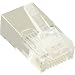 Produktbild InLine 73098S 100er Pack, Modularstecker 8P4C RJ45 zum Crimpen auf Rundkabel, geschirmt schwarz
