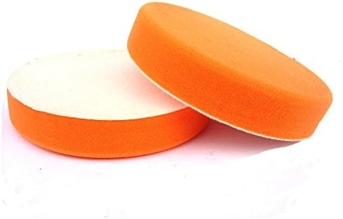 Set of 2 Professional Velcro Medium for Polisher 180 mm Polishing Sponge – Perfect Car Polish Polishing Kit