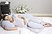 Motherhood Sleepy-C Version Premium with Cotton Velor Maternity and Support Pillow for Pregnancy/Nursing (Blue Classics)