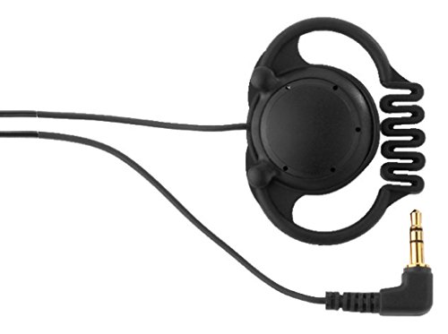 MONACOR ES-16 Mono Earphones Black