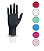 Produktbild 100 Stück Nitril Einweghandschuhe, Einmalhandschuhe puderfreie und unsterile Kochhandschuhe Tättowierhandschuhe Tattoo Handschuhe (schwarz, S)