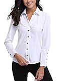 √Combinable: Esta versátil camisa puede combinarse con varias colocaciones como chaqueta, cortavientos, chaqueta de punto, sudadera con capucha, polainas, pantalones, pantalones casuales, jeans y sandalias de talle alto, tacones altos, botas, zapatillas de deporte o zapatos de lona.