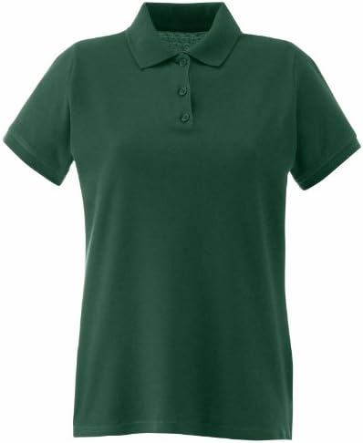 Ladies Classic Pique Polo Shirt Bottle Green 14
