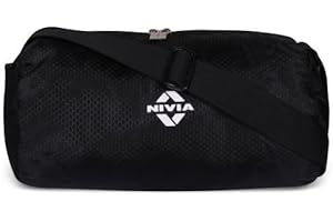 NIVIA Basic Duffle Polyester Bag/Gym Bags/Adjustable Shoulder Bag for Men/Duffle Gym Bags for Men/Fitness Bag/Carry Bags/Spor