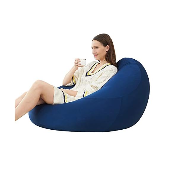 Fanvone Sitzsack aus Memory-Schaum, sehr weich, mit weichem Mikrofaser