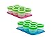 New! Baby 6 x 85ml Weaning baby Food Tubs with Tray Free BPA (Pink)