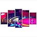 Produktbild hhlwl Wandkunst Rahmen Leinwand HD Drucke Malerei 5 Stücke DJ Musikinstrument Plattenspieler Poster Wohnkultur Dj Drehen Tisch Bilder-10x15/20/25cm-frame