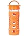 Lifefactory Glass 15161–Trinkflasche 350 ml orange