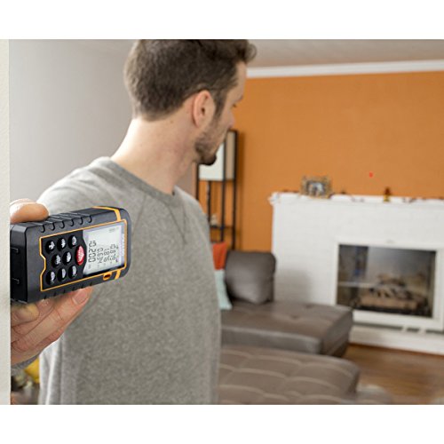 Professional Portabler Laser-Entfernungsmesser, Aomaso Digital-Maßband-60m Laserabstand (Messbereich 0,05 ~ 60m / ± 2,0mm mit LCD-Hintergrundbeleuchtung, Staub- und Spritzwassergeschützt IP54) inkl. Volumen / Fläche / Pythagoras / Kontinuierliche Messungen - 7