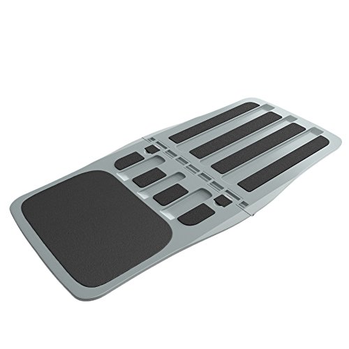 Bidear Faltbar Laptop Ständer, Beweglicher Spielraum Notizbuch Laptop Schreibtisch mit eingebauter Mausunterlage - 2