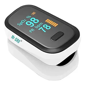 MRGR8 OLED Finger Pulse Oximeter with Black Bag