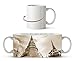 Produktbild chinesischer vergoldeter Tempel Effekt: Sepia als Motivetasse 300ml, aus Keramik weiß, wunderbar als Geschenkidee oder ihre neue Lieblingstasse.
