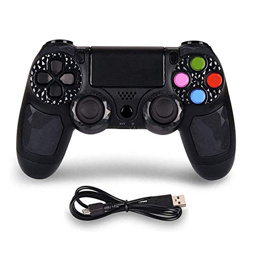 Preisvergleich Produktbild FTOPS PS4 Controller - Schwarzer Diamant - DualShock 4 - Playstation 4 Pro Slim - Wireless
