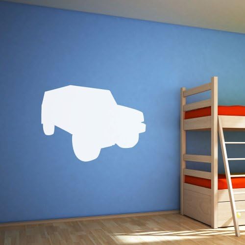 Supertogether Hummer Dry Wipe Whiteboard Childrens Bedroom Playroom Wall Sticker, White
