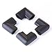 Corner Protector - SODIAL(R) 4pcs Bumper Corner Protectors by Table Edge Baby Safety Black