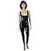 Produktbild SEE-X® Lack-Optik Jumpsuit Frauen Latzhose, Wetlook Body mit Reißverschluss, sexy Tabledance GoGo-Outfit Club-Wear #9076