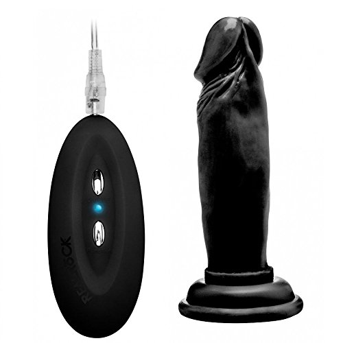 Preisvergleich Produktbild Real Rock 007 100% REALISTICO Vibrator schwarz 15 cm