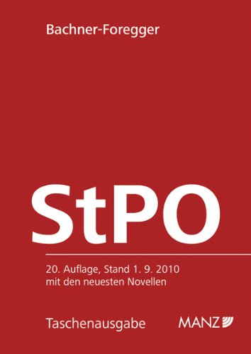Strafprozessordnung - StPO 1975