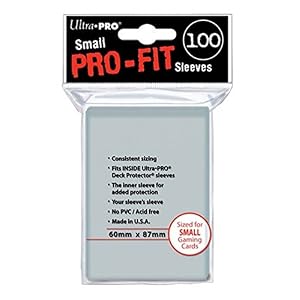 Ultra Pro-Fit Sleeves Fundas Para Cartas, Color transparente, Miscelanea (82712 )