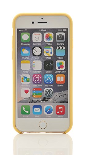 iprotect Funda protectora en silicona para Apple iPhone 6 6 s 4 7 caso de goma suave amarillo iprotect Funda protectora en silicona para Apple iPhone 6 6 s 4 7 caso de goma suave amarillo