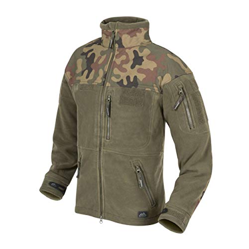 Preisvergleich Produktbild Helikon-Tex Infantry Jacke -Fleece- Olive Green / PL Woodland