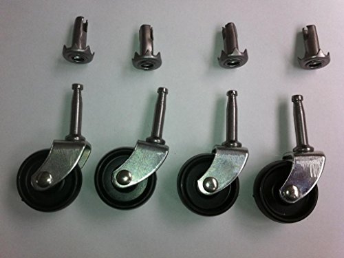 Foam & Upholstery Warehouse Set Of 4 Furniture Castors. Castors For Beds/furniture Etc