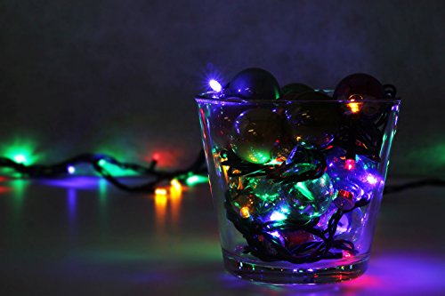 LED Universum WBLRGB1065 LED Lichterkette RGB mit 100 LEDs Länge: 10 Meter (Stimmungsbeleuchtung spritzwassergeschützt, für innen und außen, Weihnachten, Feier, Wohnzimmer, Garten, Terasse) - 2