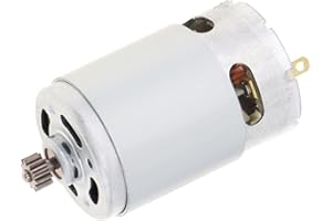 ChgImposs Hochgeschwindigkeits-Gleichstrommotor RS550, 18 V, 23000 U/min, mit 11 Zähnen, Hochdrehmomentgetriebe, für Bohrmaschine/Akkuschrauber/Laden