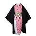 Produktbild Fanstyle Kamado Nezuko Cosplay Kostüm Set Dämonentöter Kimetsu no Yaiba Halloween Kostüme Mantel Kimono
