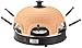 Produktbild Emerio Pizzaofen, PIZZARETTE das Original, handgemachte Terracotta Tonhaube, patentiertes Design, für Mini-Pizza, echter Familien-Spaß für 6 Personen, PO-112136